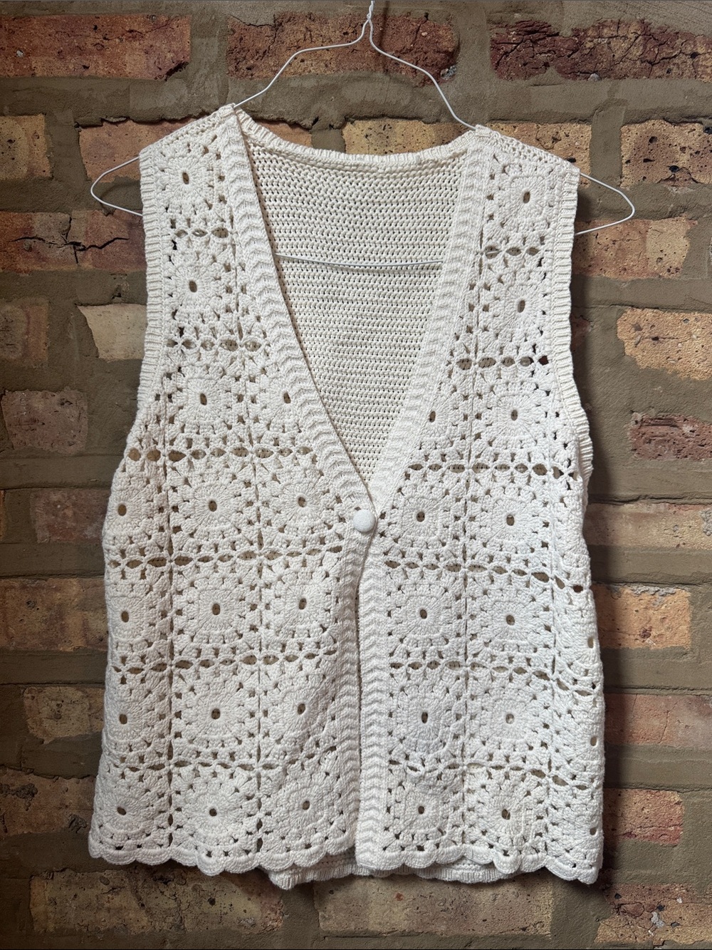 Crochet Vest Sweater